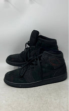 Load image into Gallery viewer, Nike Mens Air Jordan 1 Mid SE Craft FD8634-001 Black Leather Sneakers Shoes Sz 9
