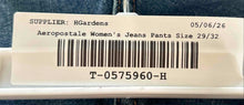 Load image into Gallery viewer, Aeropostale Womens Blue Denim Flex Effects Raw Hem Super Skinny Jeans Size 29/32
