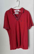 Load image into Gallery viewer, Penguin Mens Red Short Sleeve Spread Collar Golf Polo Shirt Size Medium
