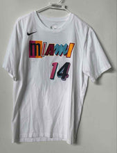 Load image into Gallery viewer, Nike Mens White Miami Heat Tyler Herro #14 NBA Basketball T-Shirt Size Large
