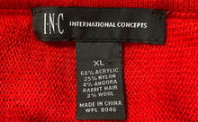 Load image into Gallery viewer, INC International Concepts Womens Red Long Sleeve Pullover Sweater Size XL
