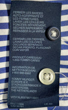 Load image into Gallery viewer, Tommy Hilfiger Mens Blue White Striped Long Sleeve Cotton Button-Up Shirt Size M

