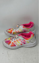 Load image into Gallery viewer, Fila Girls Fantom 6 Strap 3RM01935-140 White Pink Yellow Sneakers Shoes Size 3.5
