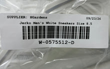 Load image into Gallery viewer, Jerko Mens White Low Top Lace-Up Running Sneaker Shoes Size 8.5
