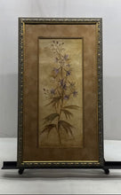 Load image into Gallery viewer, Framed Botanical Wall Art Print Of Purple Flowers By Artist Albena
