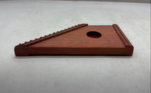 Load image into Gallery viewer, Brown Triangle Classic 15 Strings Wood Instrument Musical Stringed Zither

