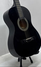Load image into Gallery viewer, Black Right Handed 6-String Full Size Classical Acoustic Guitar Instrument

