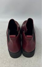 Load image into Gallery viewer, Franco Sarto Womens Balin Burgundy Leather Pull On Ankle Chelsea Boots Size 9.5
