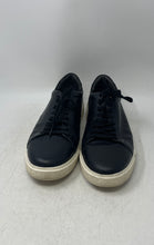 Load image into Gallery viewer, Vince Mens Brady Black Leather Low Top Lace-Up Sneaker Shoes Size 12M
