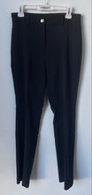 Load image into Gallery viewer, Michael Kors Womens Black Slash Pocket Flat Front Tapered Leg Dress Pants Size 8
