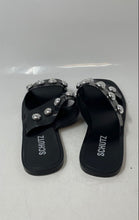 Load image into Gallery viewer, Schutz Womens Lizzie Black Open Toe Studded Slip-On Jelly Slide Sandals Sz EU 40
