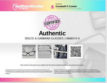 Load image into Gallery viewer, Authentic Dolce &amp; Gabbana Women's Black Gray Mottled Tortoise Glasses

