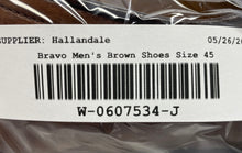 Load image into Gallery viewer, Bravo Browns Mens Brown Leather Cap Toe Lace-Up Oxford Dress Shoes Size EUR 45
