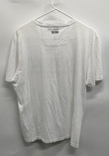 Load image into Gallery viewer, Hugo Boss Mens White Botanical Logo Cotton Short Sleeve Graphic T-Shirt Size L
