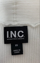 Load image into Gallery viewer, INC International Concepts Womens White Ribbed Long Sleeve Blouse Top Size XS
