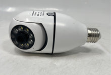 Load image into Gallery viewer, White 360 Degree Pan And Tilt 1080p WiFi Smart Bulb Security Camera Not Tested
