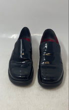 Load image into Gallery viewer, Franco Sarto Womens Bocca Black Patent Leather Slip-On Low Top Loafer Shoes Sz 9

