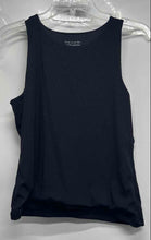Load image into Gallery viewer, Tahari Womens Black Crew Neck Sleeveless Blouse Top Size Medium
