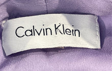 Load image into Gallery viewer, Calvin Klein Womens Purple Sleeveless Tie-Neck Blouse Top No Size
