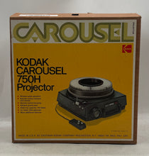 Load image into Gallery viewer, Vintage Kodak Carousel 750 H Black Auto Focus Slide Projector Not Tested
