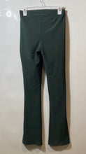 Load image into Gallery viewer, Zara Womens Green Flat Front Flared Leg Pull-On Dress Pants Size Large
