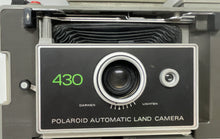 Load image into Gallery viewer, Polaroid 430 Gray Built-In-Flash Folding Land Camera Untested
