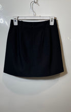 Load image into Gallery viewer, Express Womens Black Lined Belt Loops Back Zip Mini Skirt Size 0
