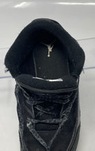 Load image into Gallery viewer, Authentic Nike Boys Air Jordan 3 Retro Black Sneaker Shoes Size 2Y Damaged
