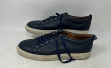 Load image into Gallery viewer, Guidon Mens Blue Leather Lace-Up Low Top Round Toe Sneaker Shoes Size EUR 41
