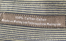 Load image into Gallery viewer, Calvin Klein Mens Green Striped Cotton Collared Long Sleeve Dress Shirt Sz 17/36
