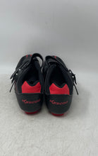 Load image into Gallery viewer, Kescoo Mens Black Red 3 Bolt Adjustable Strap Hook &amp; Loop Cycling Shoes Size 46
