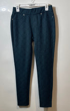 Load image into Gallery viewer, Michael Kors Womens Teal Printed Pull-On Skinny Leg Ankle Pants Size Small
