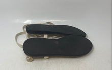 Load image into Gallery viewer, Coach Womens Gracey Beige Open Toe Flat Slingback Sandals Size 8.5
