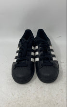 Load image into Gallery viewer, Adidas Unisex Kids Superstar B23642 Black Low Top Lace-Up Sneaker Shoes Size 3.5
