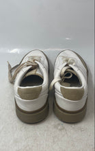 Load image into Gallery viewer, Zara Mens White Brown Leather Lace-Up Low Top Sneaker Shoes Size EUR 42
