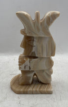 Load image into Gallery viewer, Multicolor Hand-Carved Marble Decorative Collectible Aztec-Style Bookend
