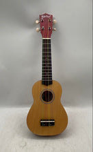 Load image into Gallery viewer, Everjoys Beige Brown Handmade Wooden Instrument 4 String Soprano Ukulele w/ Bag
