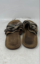 Load image into Gallery viewer, Frye Mens Brown Open Toe Crisscross Strap Slip-On Slide Sandals Size 10.5 D
