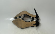 Load image into Gallery viewer, INC International Concepts Womens Black Silver Stiletto D'Orsay Heels Size 8.5M
