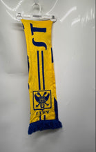 Load image into Gallery viewer, Mens Yellow Blue Sint-Truidense V.V. Rectangular Scarf 7" x 54"
