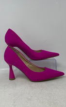 Load image into Gallery viewer, Blogger Womens Pink Pointed Toe Slip-On Spool Pump Heels Size EU 37
