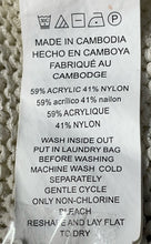 Load image into Gallery viewer, Michael Kors Womens Beige Knitted V-Neck Sweater Blouse Top Size Small
