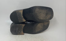 Load image into Gallery viewer, Todd Welsh Mens Black Square Toe Monk Strap Dress Shoes Size 10.5

