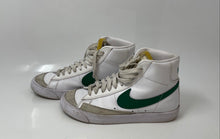 Load image into Gallery viewer, Nike Womens Blazer Mid 77 White Leather Lace-Up Sneakers Shoes Size 7
