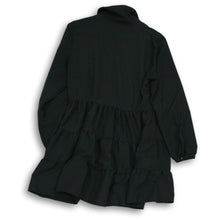 Load image into Gallery viewer, Lot Of 2 Zara Womens Black Long Sleeve Button Front Mini &amp; Maxi Dress Size M
