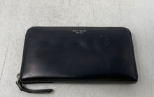 Load image into Gallery viewer, Kate Spade Womens Black Leather Credit Card Slots Continental Zip-Around Wallet
