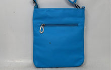 Load image into Gallery viewer, VZ Vera Handbag Womens Bright Blue Leather Detachable Strap Zipper Crossbody Bag

