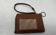 Load image into Gallery viewer, Kate Spade New York Womes Brown Leila Card Holder Keychain ID Wristlet Wallet
