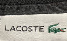 Load image into Gallery viewer, Lacoste Mens Black Henley Neck Button Front Regular Fit T-Shirt Size Medium
