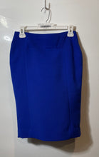 Load image into Gallery viewer, The Limited Womens Royal Blue Back Zip Slit Straight &amp; Pencil Skirt Size 0
